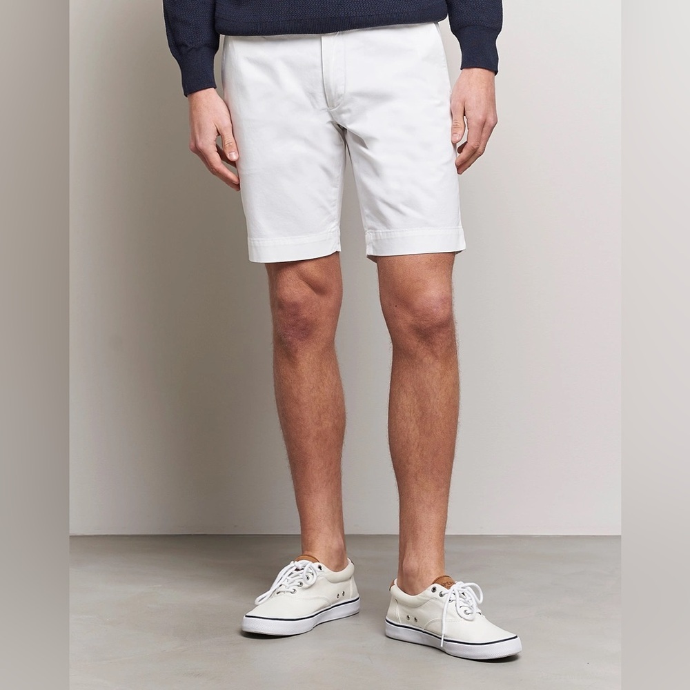 Polo Ralph Lauren Tailored Slim Fit Shorts White - Picture 2 of 10